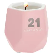 21 8 oz - 100% Soy Wax Candle Scent: Tranquility
