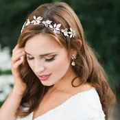 Flower and Leaf Headband