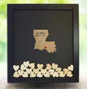 Drop Box Frame with Louisiana Wooden Insert