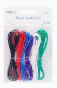 Dark Colors Plastic Craft Cord