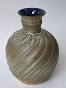 Hand carved vase by Zack Dryden — Dryden American Art Pottery
