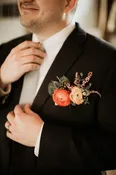 Boutonniere- Citrus & Sunshine — Country Florist
