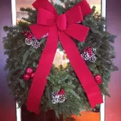 BALSAM WREATH DECORATED