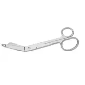 7.25" Bandage Scissor with One Large Ring (Serrated Blades)