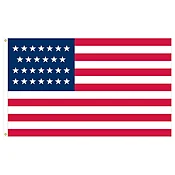 27 Star Historical US Flag