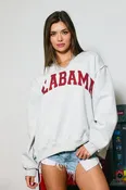 Alabama Split Neck Reversible Sweatshirt