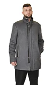 CASHMERE "LORO PIANA" COAT WITH SHEARLING LINING — The Fur Source of NY