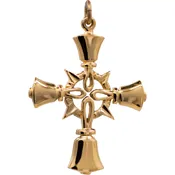 Handbell Cross Pendant