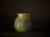 Glass Viking Fire Pot  — Nichols Art Glass