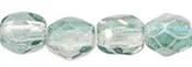 3mm Round Firepolish – Dual Lustered Blue/Green