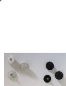 Silk covered snaps in black or antique white, 13mm