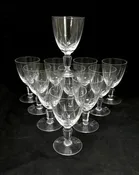 11 Rosenthal Arch Cut Crystal Elegant Wine Glass Stemware Glasses ref 22183