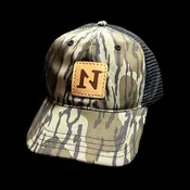 N1 Logo Leather Patch Hat (Mossy Oak Bottomland)