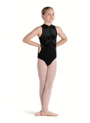 Bloch Girls Zip Front Tank Leotard-Closeout