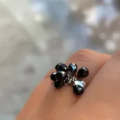 Briolette Diamond Ring