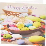 Easter Chocolate Eggs Design Multipack of 5 Easter Cards