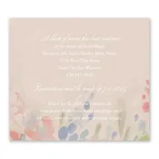 Watercolor Petals - Information Card
