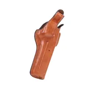 Bianchi Model 5BHL Thumbsnap Suede Lined Belt Holster - Revolver for Smith & Wesson N Frame (5" bbl)