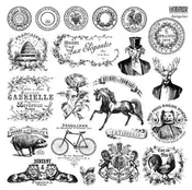 Iron Orchid Designs - Antiquities Stamp