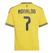 Adidas Al Nassr FC Ronaldo Youth Home Jersey 26/27