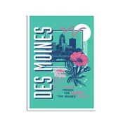 90's Des Moines Postcard