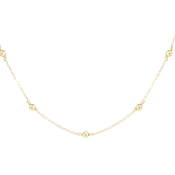 15" Choker Simplicity Chain Gold -  Classic 4mm Gold