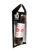 10 Seconds® 1075 Narrow Flat Tubular Sneaker Laces | Brown