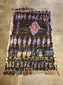 Vintage Moroccan Boucherouite Rug — GROW NURSERY