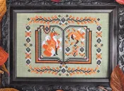 Book of Fox Tales - Haunted Frames - Cross Stitch Pattern