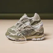 MENS ASICS | Gel- NYC (Khaki/Pure Silver)