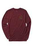 BADASS IDOL EMBROIDERED LONG SLEEVE SUEDED T-SHIRT