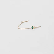 Noma Earring with Emerald