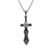 40% OFF!!! Black Rhodium Nua Sword Pendant