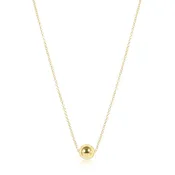 16" Necklace Gold - Classic Gold 8mm Bead