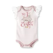 Baby Girl's "My 1st Easter" Cotton Bodysuit