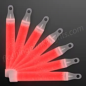 4" RED Mini Glow Sticks, Bulk Pack of 50