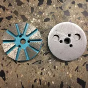 30 GRIT DIAMOND; 3″ METAL BOND DIAMONDS; 10 SEG AZTEC