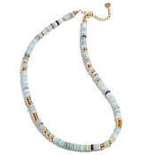 Amazonite Beaded Necklace-Sahira Jewelry Design