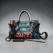 BALENCIAGA Grafitti City Bag