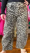 Avenue Leopard Barrel Jeans
