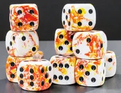 12D6 Brush Series Dice Block | Sunrise