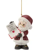 Precious Moments 18th Annual Santa With Letter Hanging Ornament