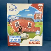 AirFort - Farmers Barn | Inflatable Fort for Kids | Sets Up in Seconds
