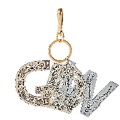 4 Letter GLOw Leather Charm - Multicolor