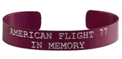 AMERICAN FLIGHT 77 - IN MEMORY BRACELET