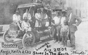Black Americana Advertising - Fargo Keith Shoes - Chicago - Louisville KY -Henke