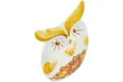 faience 6" Owl Figurine Brown Sunshine