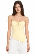 Buckle Asym Tube Top