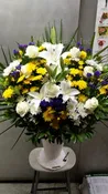 Funeral Floor Baskets 004 /  BASKET#140WRWL-1