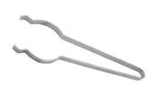 16" Bent Spring Steel Flask Tongs